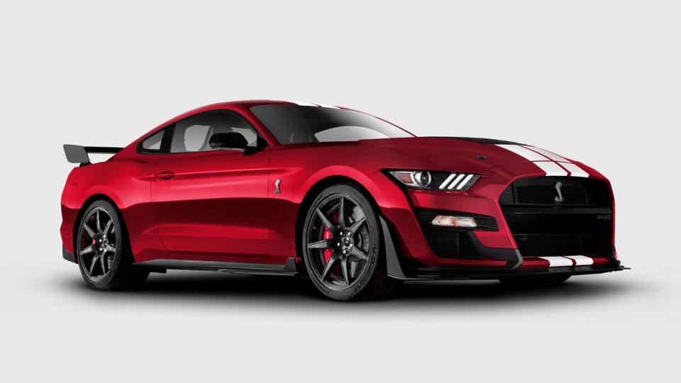 <img src="2020-shelby-front.jpg" alt="2020 Shelby GT500 in Rapid Red">