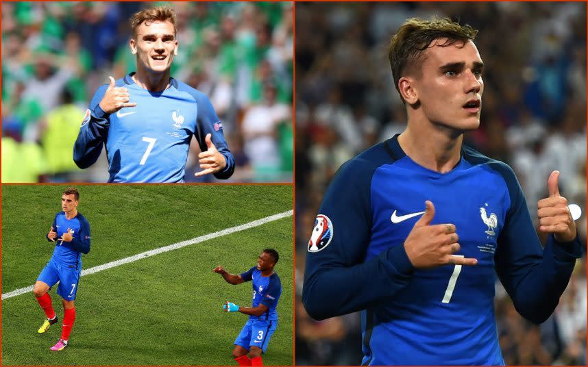 Antoine Griezmann  goal celebration hotline bling marseille france euro 2016 germany