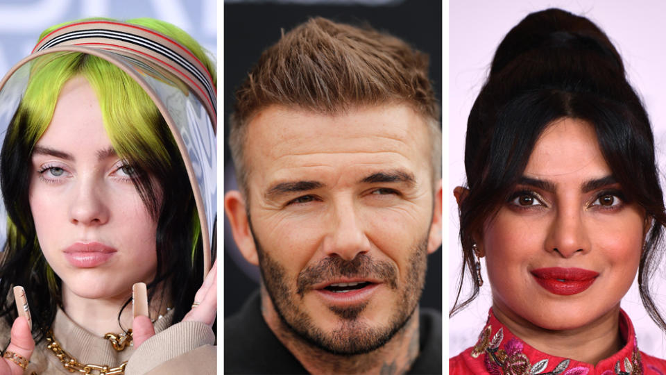 Billie Eilish, David Beckham and Priyanka Chopra Jonas