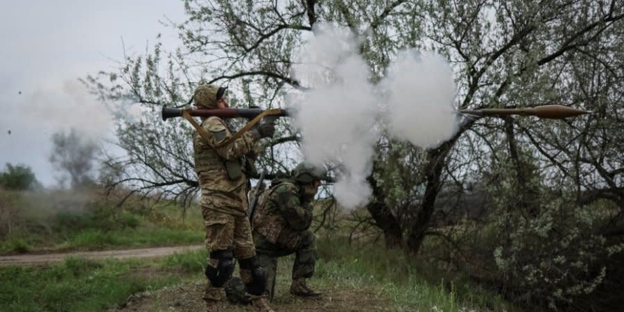 Ukrainian servicemen in training (illustrative photo)