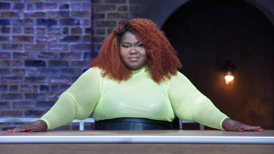 Gabourey Sidibe stars in the ABC unscripted comedy, “The Prank Panel” (ABC)