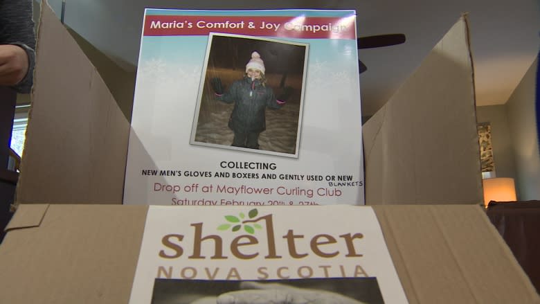 Halifax girl, 12, collects clothing donations for homeless people