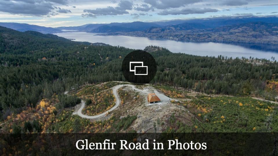 Glenfir Road Okanagan Valley British Columbia Canada