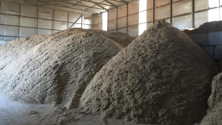 Halifax C and D Recycling grind up debris to make cow beds