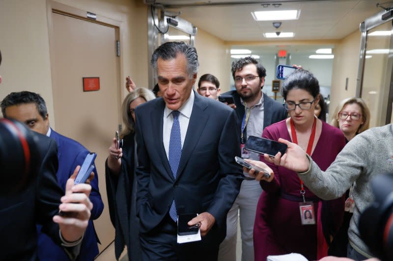 Sen. Mitt Romney (pictured in February) first entered national politics in 1994 in an unsuccessful Senate run against Ted Kennedy in Massachusetts. In 2012, Romney lost the presidential election to Barak Obama as the GOP's candidate. File Photo by Jemal Countess/UPI