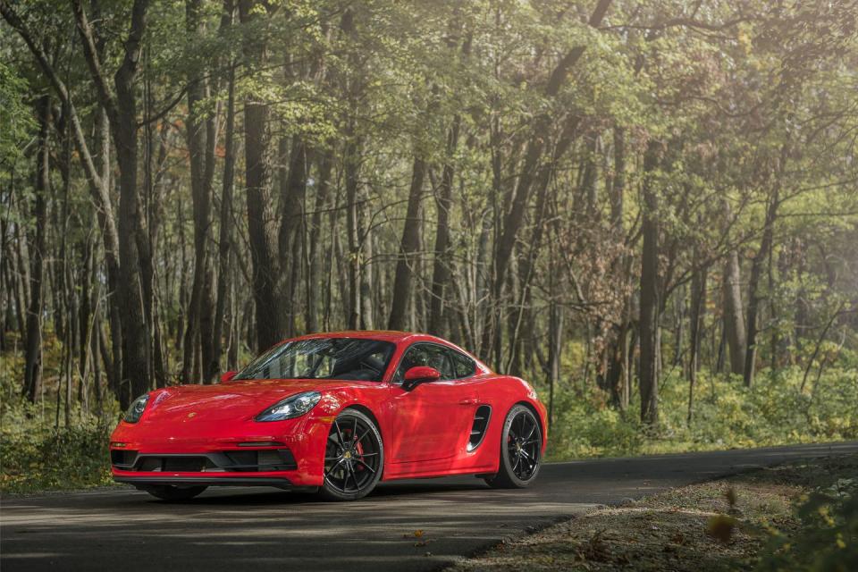 <p>The Porsche 718 Boxster <a rel="nofollow noopener" href="https://www.caranddriver.com/porsche/718-cayman" target="_blank" data-ylk="slk:and Cayman;elm:context_link;itc:0;sec:content-canvas" class="link ">and Cayman</a> have made numerous appearances on our 10Best Cars list, so our feelings can't be explained by budding infatuation, yet we still get that first-date buzz every time we drive them.Their power and performance have risen over the years, and these tightly packaged sports cars have seen minimal dimensional spread. <a rel="nofollow noopener" href="https://www.caranddriver.com/porsche/718-boxster" target="_blank" data-ylk="slk:The current Boxster;elm:context_link;itc:0;sec:content-canvas" class="link ">The current Boxster</a> is 1.4 inches longer than the original and around 160 pounds heavier. Considering the 49 percent increase in base power, that's entirely acceptable.Porsche also has heightened the technology quotient, adding various active dynamic systems. And the 718's cabin would have seemed otherworldly plush to a buyer of the first-gen Boxster. But the fundamental notion of a light, responsive sports car remains unchanged.</p>