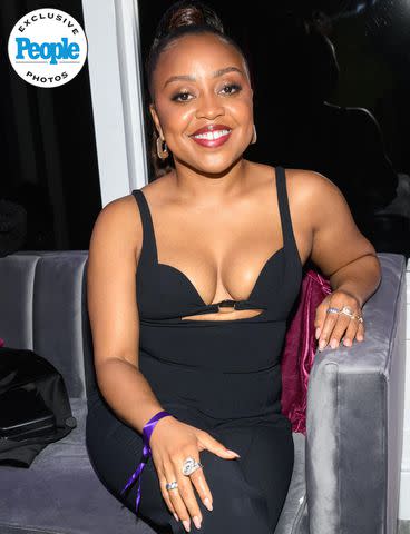 <p>Earl Gibson</p> Quinta Brunson Attends Niecy Nash's 54th Birthday Party