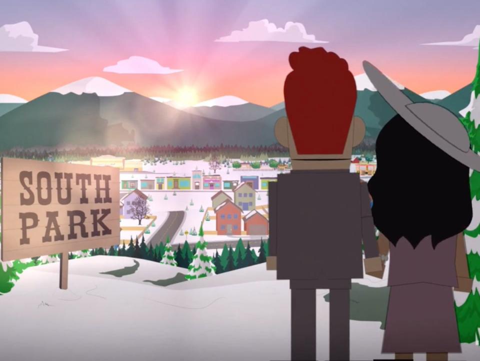 Characters based on Harry and Meghan move to South Park (Paramount Plus)