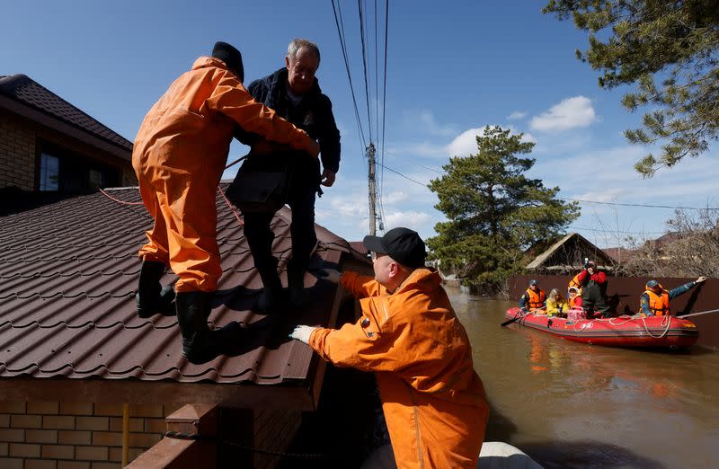 Flooding in Orenburg region