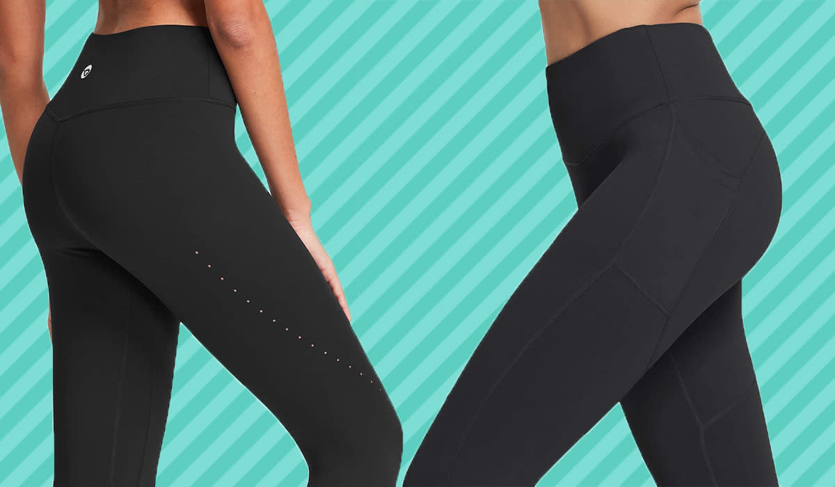 The leggings are available in 36 (!!) different colors. (Photo: Amazon)