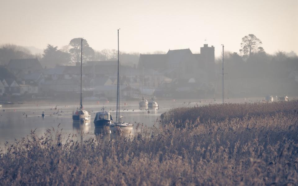 Views across the Exe Estuary towards Topsham