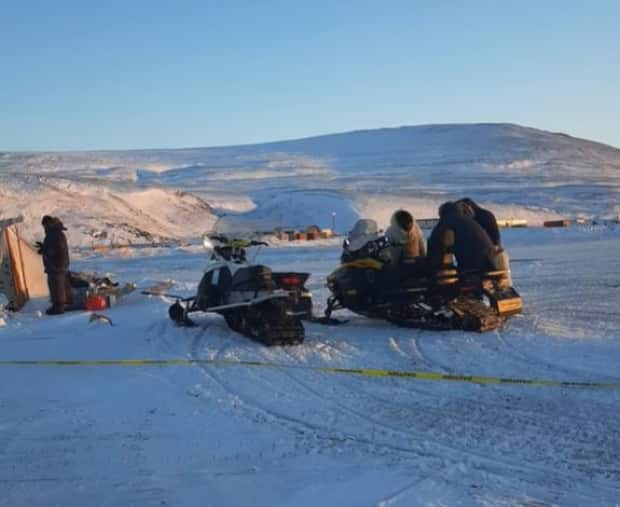 Protesters who blockaded the Mary River mine in February are banned by the Nunavut court from returning to obstruct the mine's airstrip or tote road.  (Submitted by Lee Inuarak - image credit)