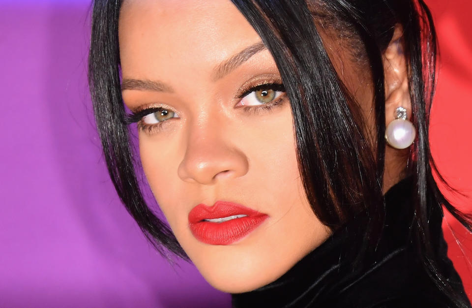 Barbadian singer/actress Rihanna arrives for Rihanna's 5th Annual Diamond Ball Benefitting The Clara Lionel Foundation at Cipriani Wall Street on September 12, 2019 in New York City. (Photo by Angela Weiss / AFP)        (Photo credit should read ANGELA WEISS/AFP/Getty Images)