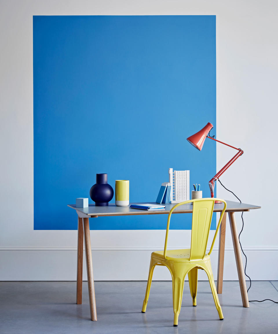 4. Get creative with paint on 'wall dividers'