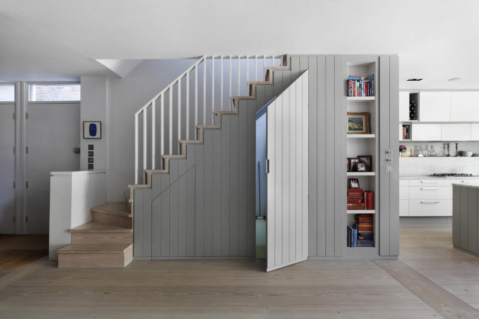 Be imaginative with under stairs storage spaces