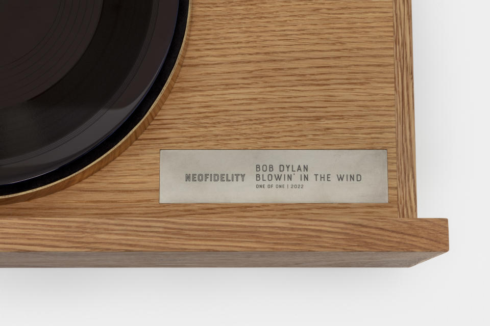 Ionic recording of Bob Dylan’s ‘Blowin’ in the WInd’ to be auctioned by Christie’s - Credit: Joshua White/JWPicture