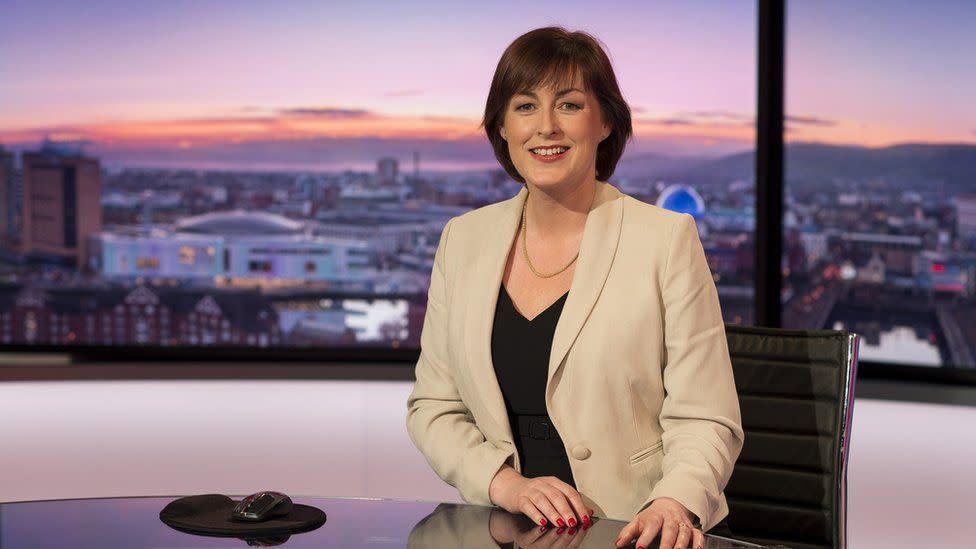 Donna Traynor presenter BBC Newsline Northern Ireland. (BBC)