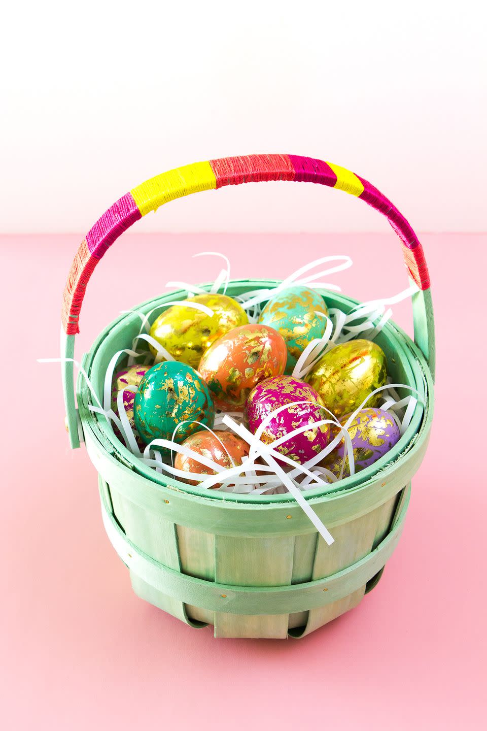 Embroidery Floss Easter Basket