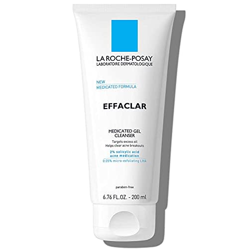 1) Effaclar Medicated Gel Facial Cleanser