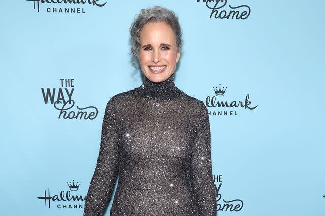 <p>Mike Coppola/Getty Images</p> The actress, 65, plays Del Landry in the Hallmark Channel original series