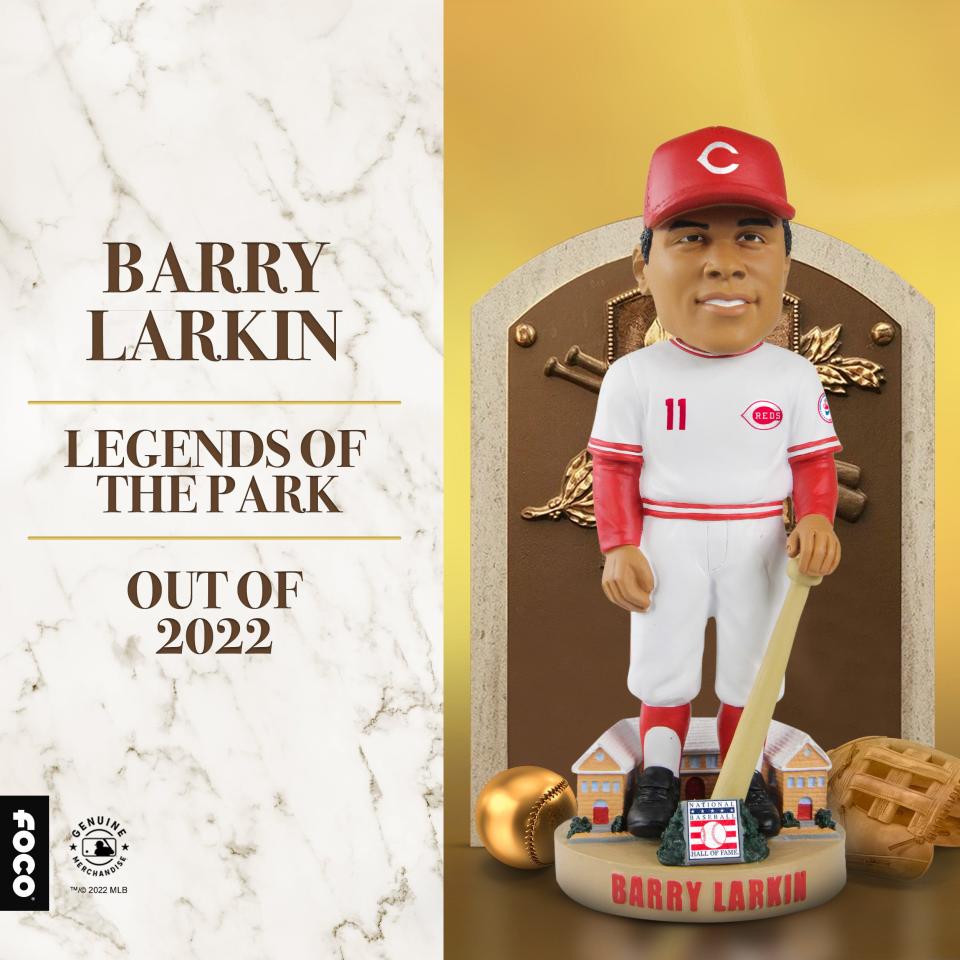 Barry Larkin Legends of the Park bobblehead