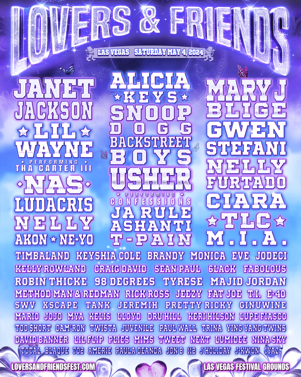 Lovers & Friends 2024 Lineup Flyer