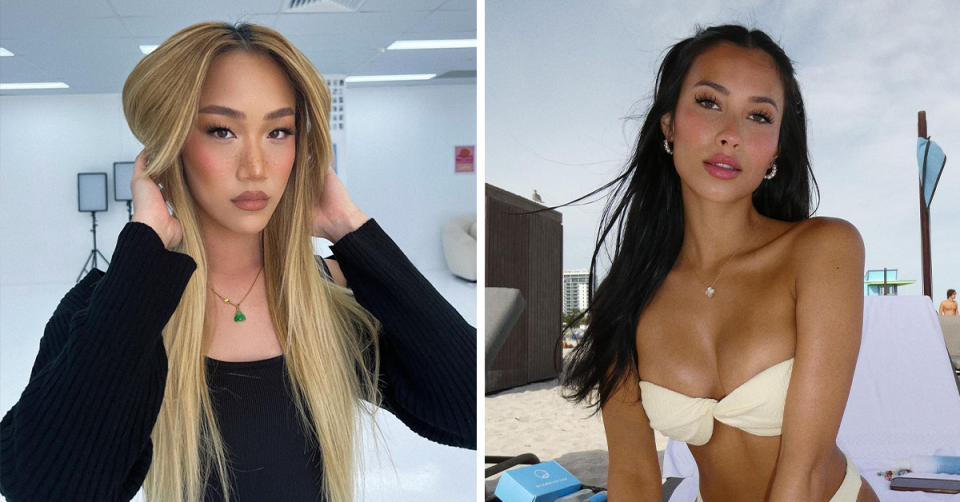 MAFS 2023 contestants Janelle Han and Evelyn Ellis.