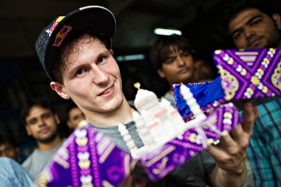 <p><b>When are you coming back to India?</b></p> <p>We're already looking at organizing some returns for 2013, I'll see if I can bring Jason Paul -- another Red Bull athlete and world champion who loves to train in India.</p>