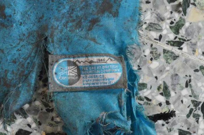 Remnants of what is believed to be the terrorist's backpack: Via: New York Times