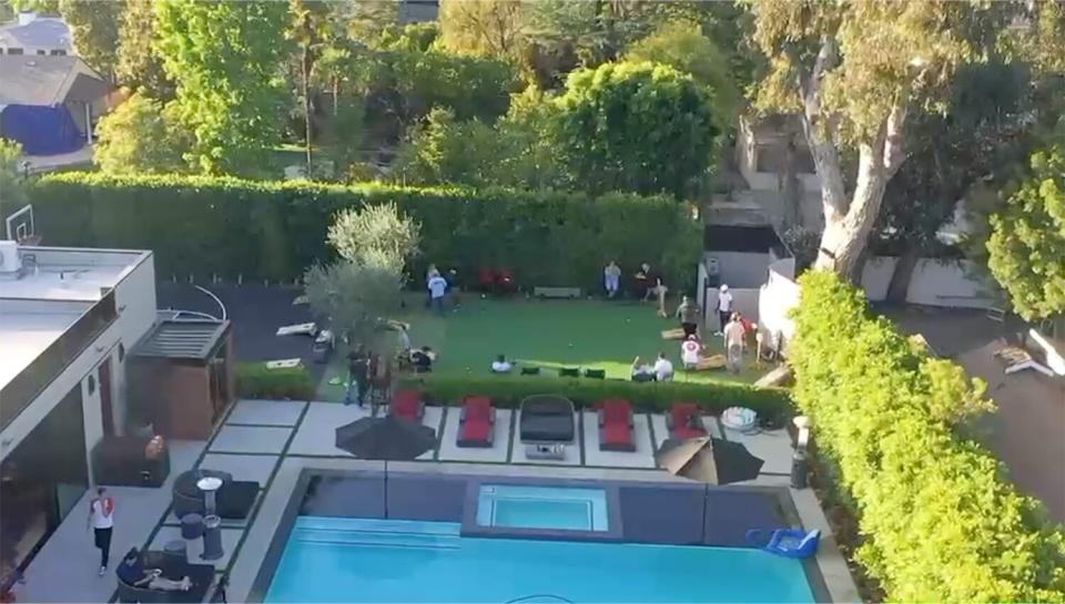 Shemar Moore cornhole tournament