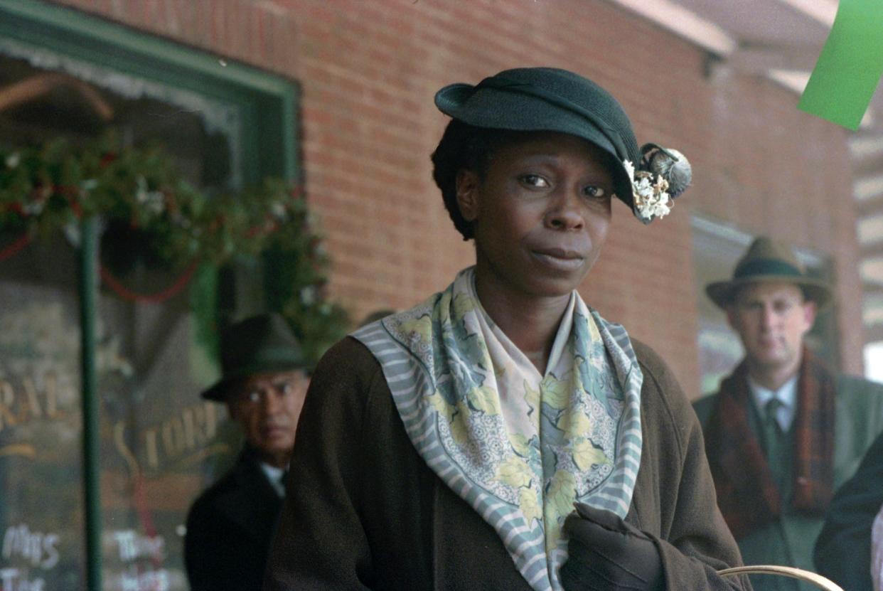 Whoopi Goldberg appears in a scene from Steven Spielberg’s “The Color Purple,” which will be shown in a 35th anniversary screening Sunday at Movies 14 in Mishawaka and Celebration Cinema in Benton Harbor.