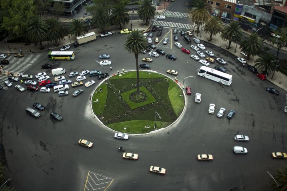 la historia de la glorieta de la palma en pase de la reforma, cdmx