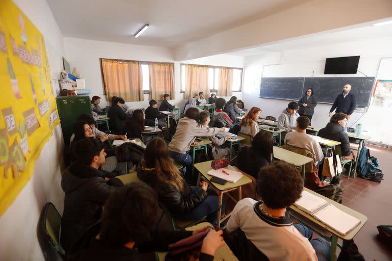 "Nunca a las familias les costó tanto hacer frente al pago de la cuota", señala Sebastián de la Canal, representante legal del Instituto Educativo Punta Mogotes, de Mar del Plata. - Créditos: @Mauro V. Rizzi