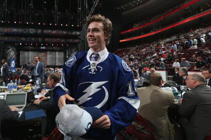 Point was selected 79th overall by the Tampa Bay Lightning in the 2014 NHL draft. (Getty)