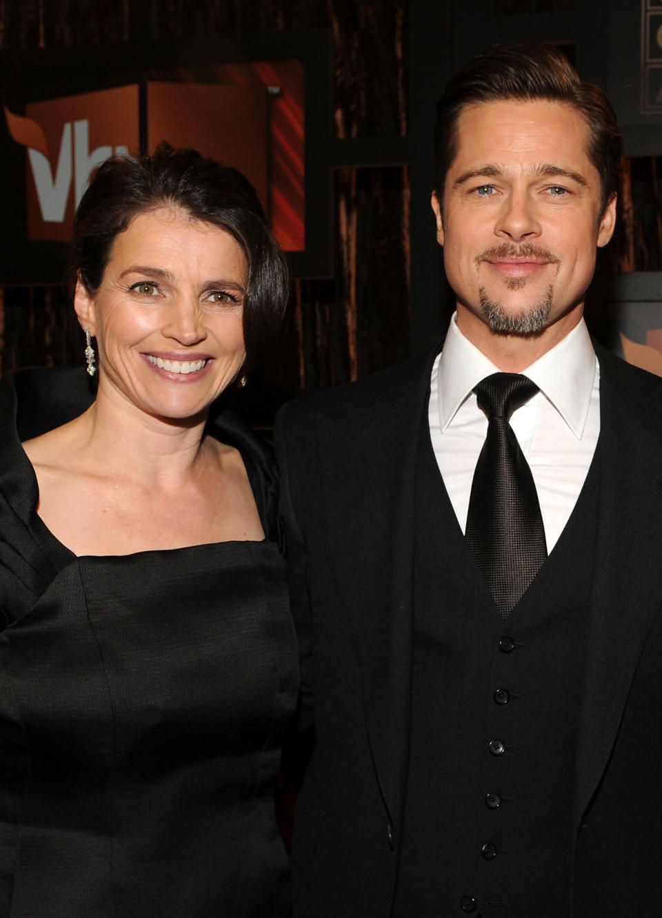 Julia Ormond and Brad Pitt