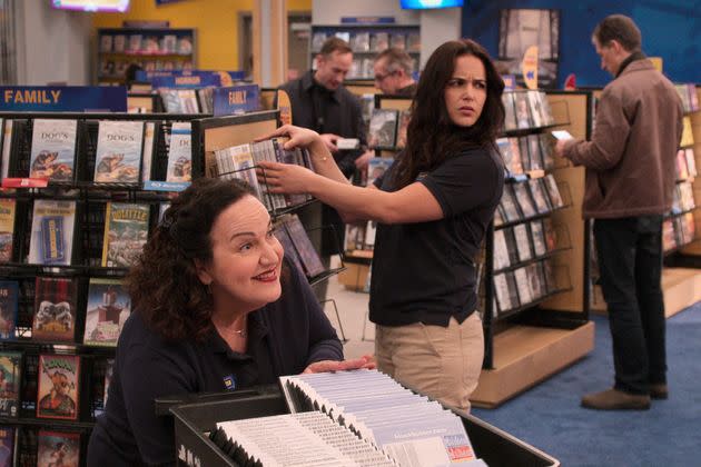 Olga Merediz and Melissa Fumero in Netflix's 