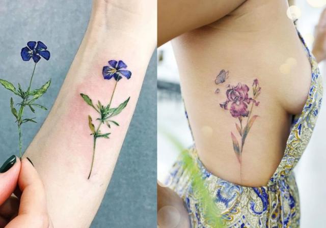 Iris, marguerite, rose… Quel tatouage fleur de naissance est fait pour vous  ?