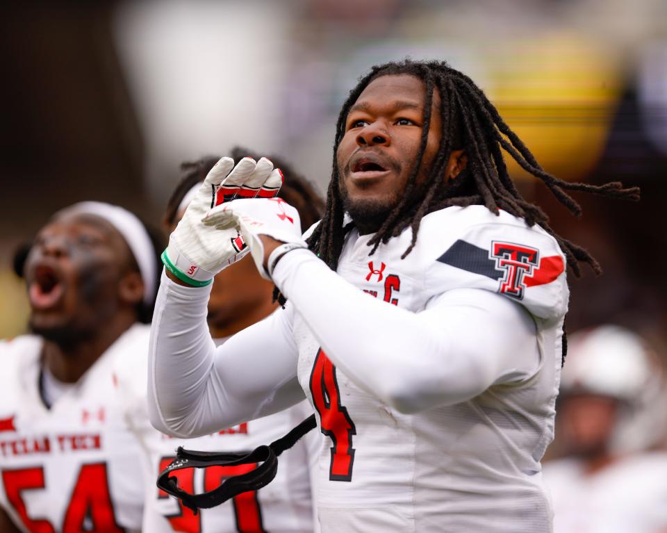 Texas Tech senior SaRodorick Thompson is on the brink of 2,000 career rushing yards as he begins his fifth season with the Red Raiders in 2022. Thompson rushed for an even 500 yards and 10 touchdowns last year, his third consecutive season with at least 500 yards and eight rushing TDs.