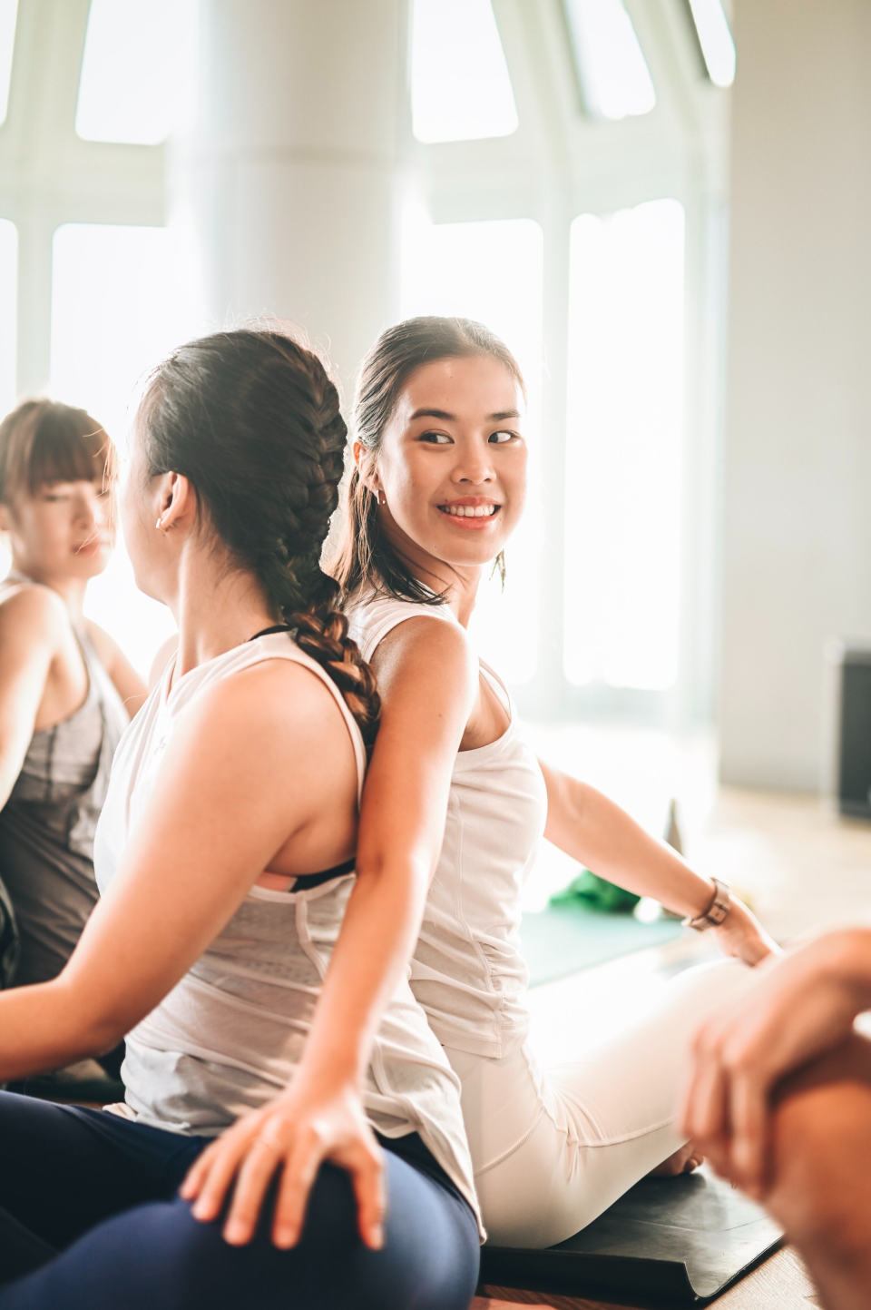 Naomi Yeo, Lululemon's ambassador is in her element and wearing Lululemon. PHOTO: Naomi Yeo 