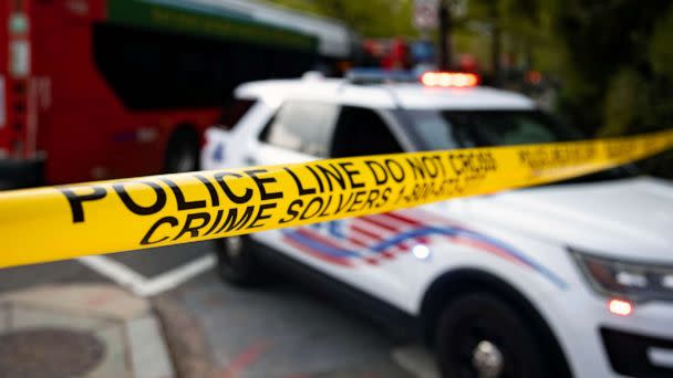 PHOTO: FILE - Local and Federal law enforcement respond to an alleged shooting in Washington, DC, April 22, 2022. (Anadolu Agency via Getty Images, FILE)