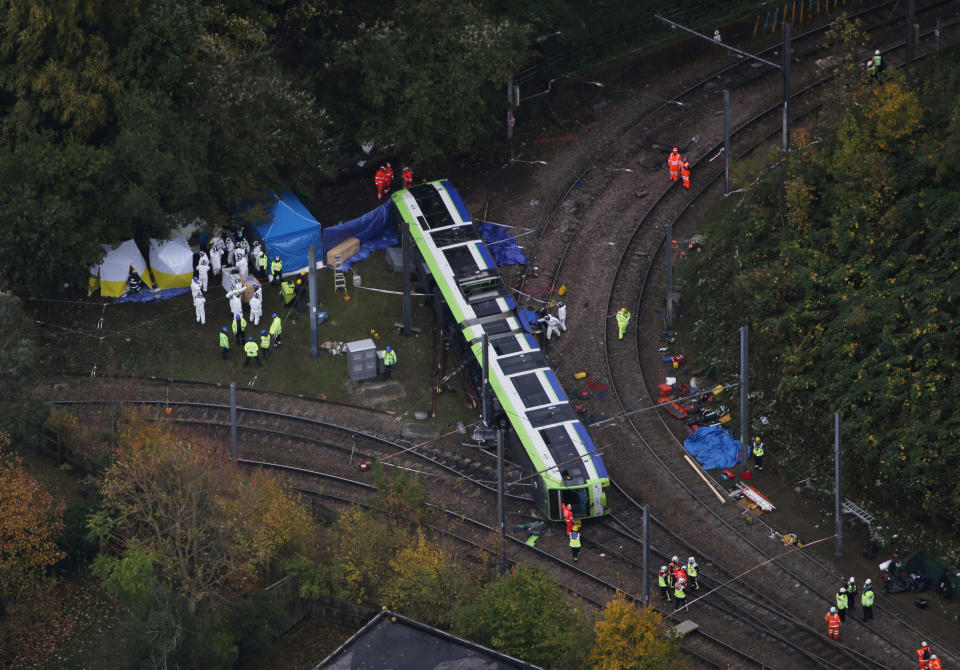 A passenger on the Croydon tram that derailed in 2016 allegedly feared for their safety during a “near miss” 10 days before the tragedy.