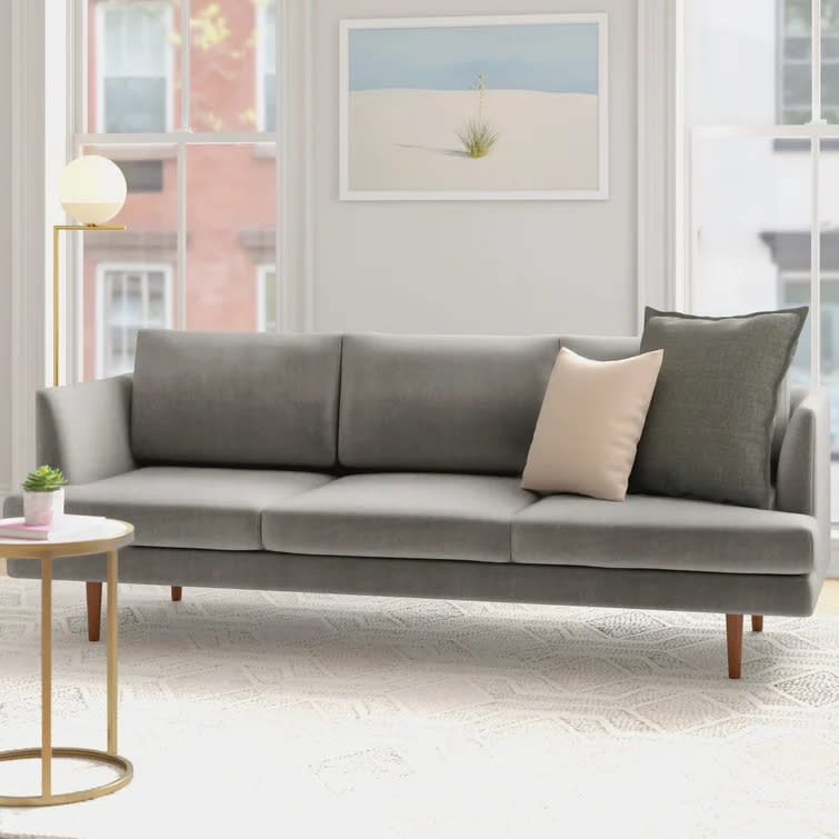 Miller 83.85&#39;&#39; Upholstered Sofa. Image via Wayfair.