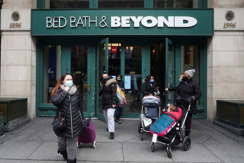 FILE PHOTO: A Bed Bath & Beyond is pictured in New York