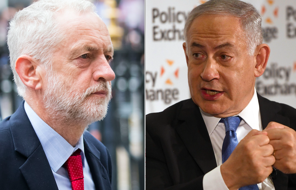 <em>Jeremy Corbyn has become embroiled in a Twitter spat with Israeli prime minister Benjamin Netanyahu (Rex)</em>