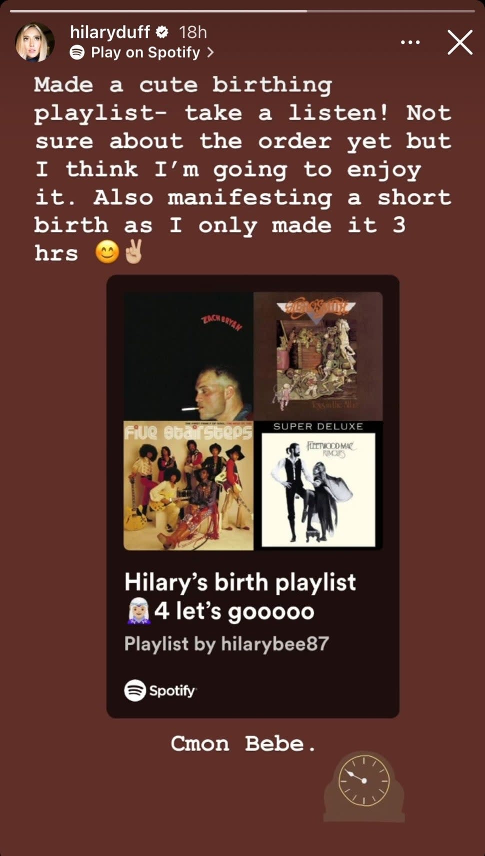 Hilary Duff Birthday Playlist Screenshot