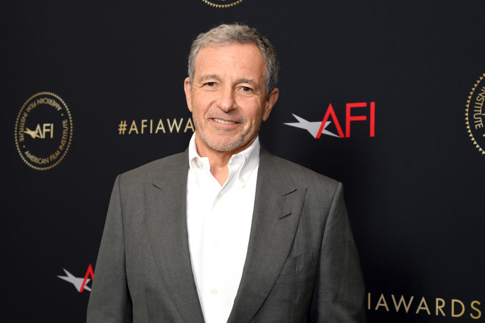 LOS ANGELES, CALIFORNIA - JANUARY 13: Bob Iger attends the AFI Awards at Four Seasons Hotel Los Angeles Beverly Hills on January 13, 2023 in Los Angeles, California.  (Photo by Michael Kovac/Getty Images for AFI)