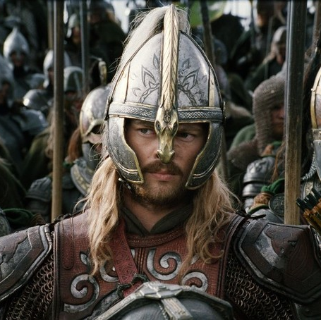 The sword Éomer drops in 'The Lord of the Rings'