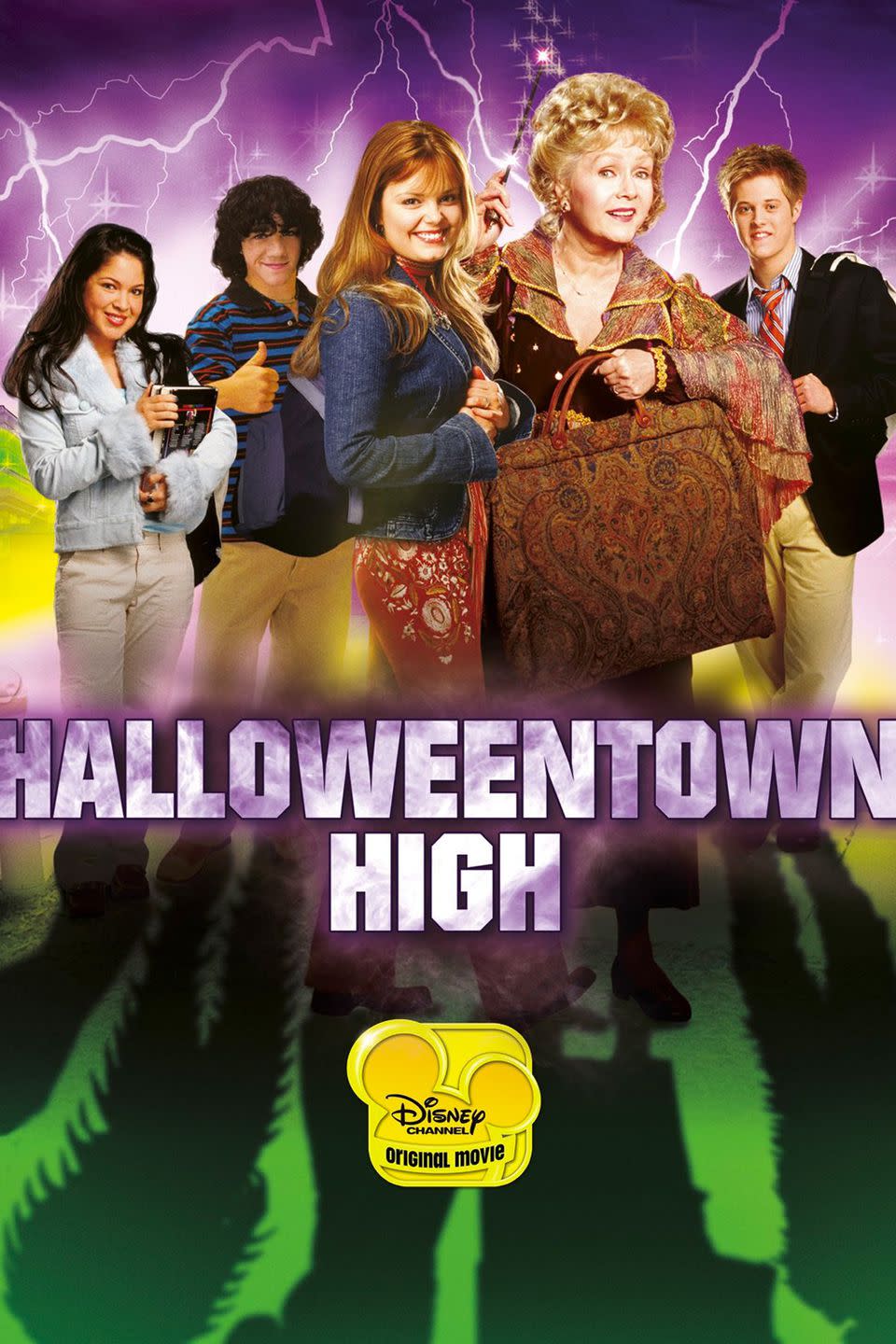 <p>The kids in Halloweentown want to go to school in the real world where they can hang out with kids their own age, so Marnie convinces her grandmother to help, but the stakes are high.</p><p><a rel="nofollow noopener" href="https://www.amazon.com/Halloweentown-High-Kimberly-J-Brown/dp/B00DY0J6KI/" target="_blank" data-ylk="slk:BUY NOW;elm:context_link;itc:0;sec:content-canvas" class="link ">BUY NOW</a></p>