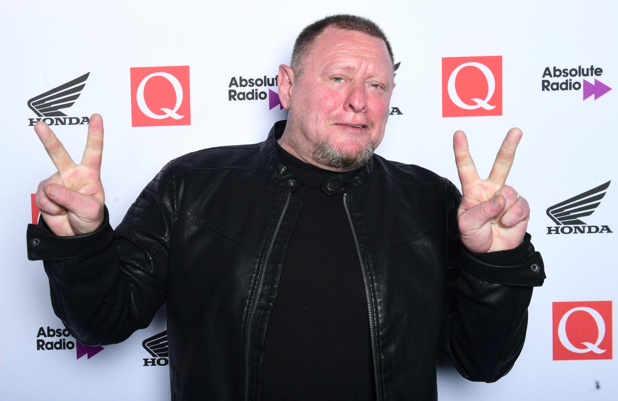 Shaun Ryder in the press room during the Q Awards 2018 in association with Absolute Radio at the Camden Roundhouse, London. (Photo by Ian West/PA Images via Getty Images)