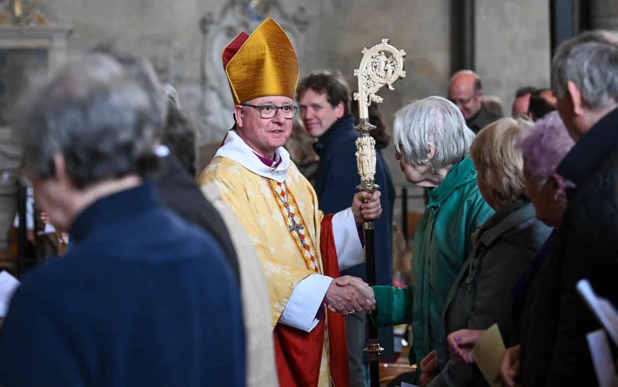 The Bishop of Salisbury - Parishioners stop donations to churches in protest at £100m slavery fund